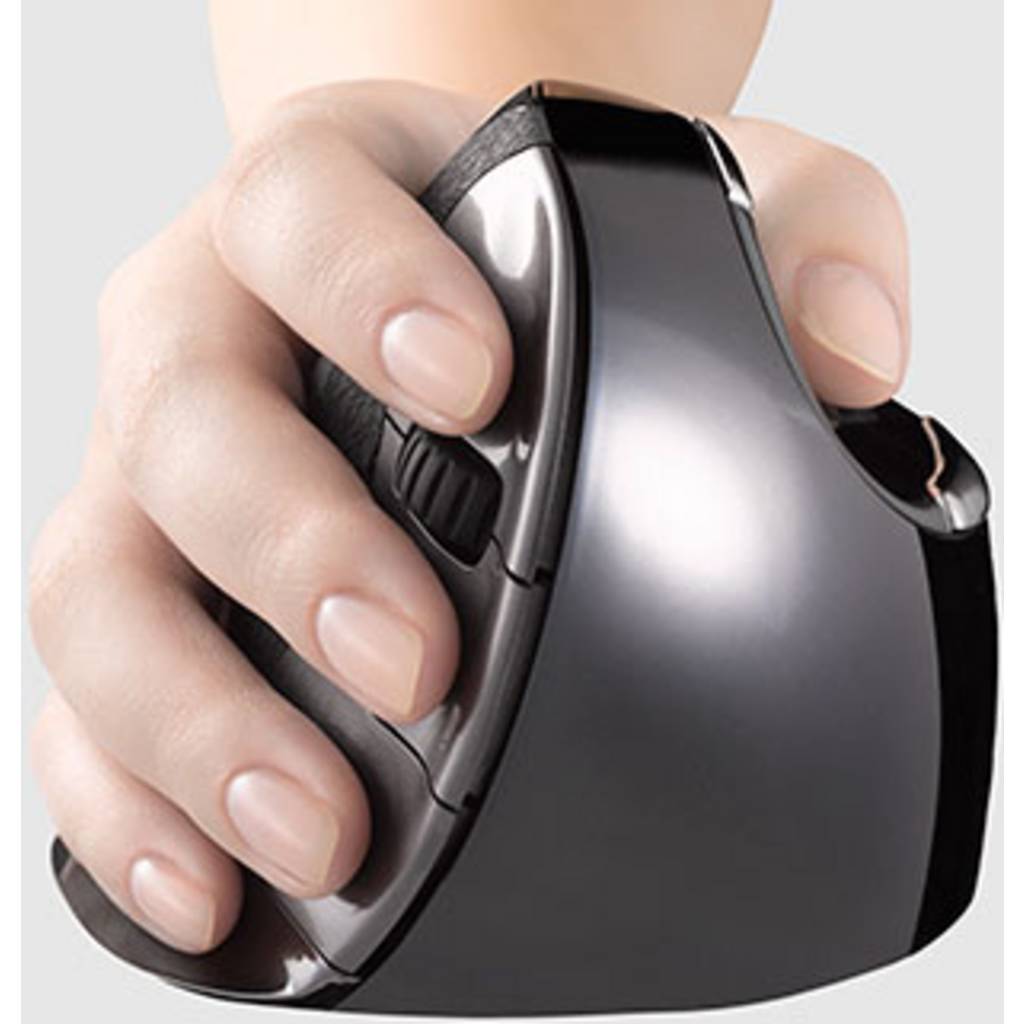 Mouse ergonomic Evoluent D Medium Radio Laser cu 6 butoane Ergonomic VMDMW