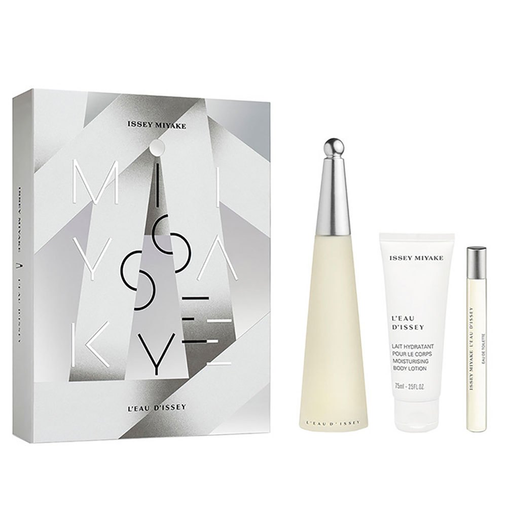 Xmas 2023 Set Issey Miyake: L'Eau d'Issey, Eau De Toilette, For Women, 100 ml + L'Eau d'Issey, Moisturizing, Body Lotion, 50 ml + L'Eau d'Issey, Eau De Toilette, For Women, 10 ml