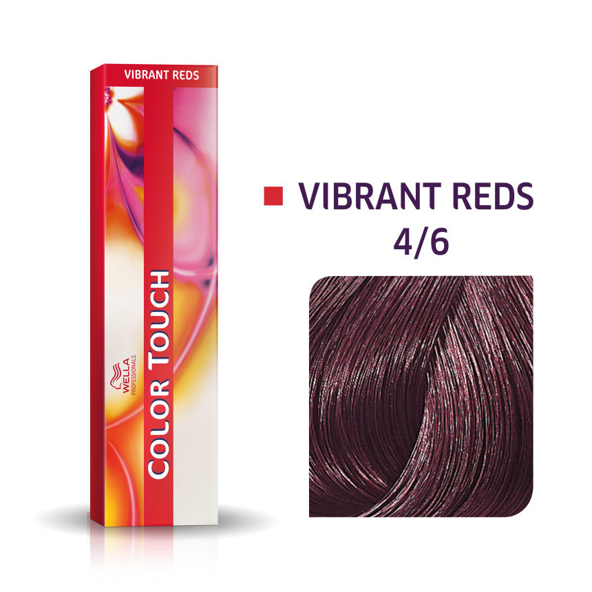 Wella Professionals, Color Touch, Ammonia-Free, Semi-Permanent Hair Dye, 4/6 Medium Violet Brown, 60 ml