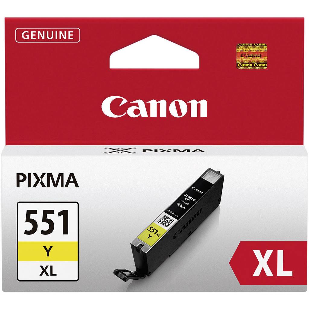 Canon Ink cartridge CLI-551Y XL Original Yellow 6446B001 6446B001