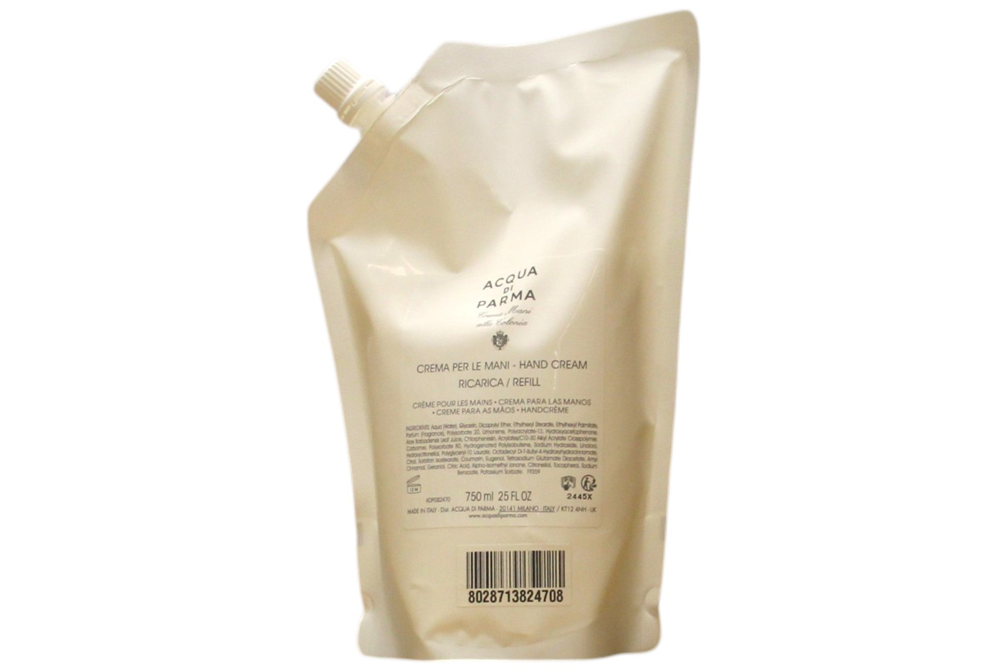 Acqua di Parma, Colonia, Hidratare, Creme de Mână, Refil, 750 ml.