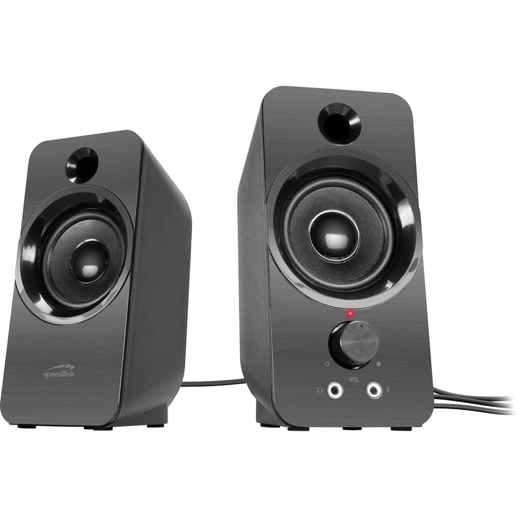 SpeedLink SL-810005-BK 2.0 PC speaker USB 6 W Black SL-810005-BK