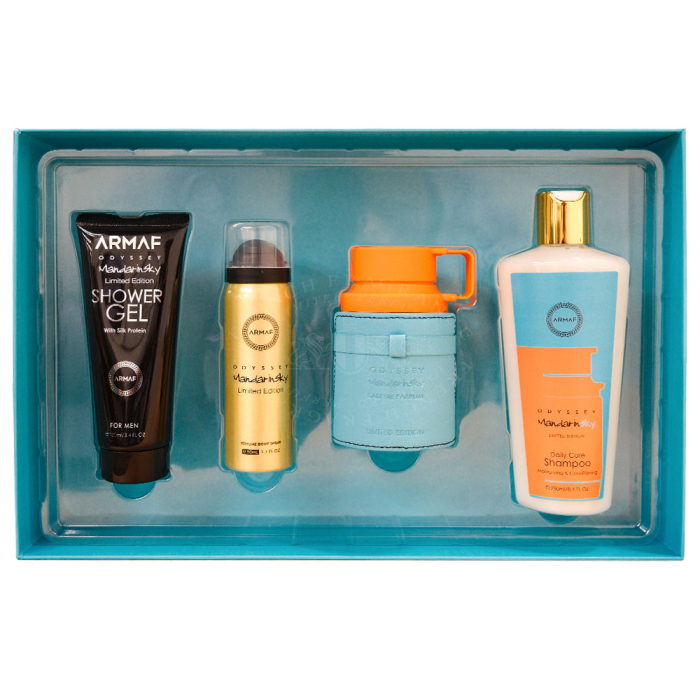 Armaf Odyssey Mandarin Sky EDP 100 ml + Bodyspray 50 ml + SG 100 ml + Shampoo for Men 250 ml (man)