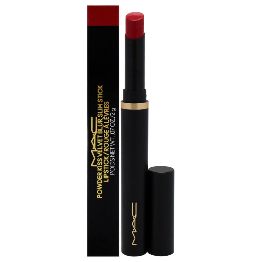 MAC, Powder Kiss Velvet Blur, Cream Lipstick, 889, Ruby, 2 g
