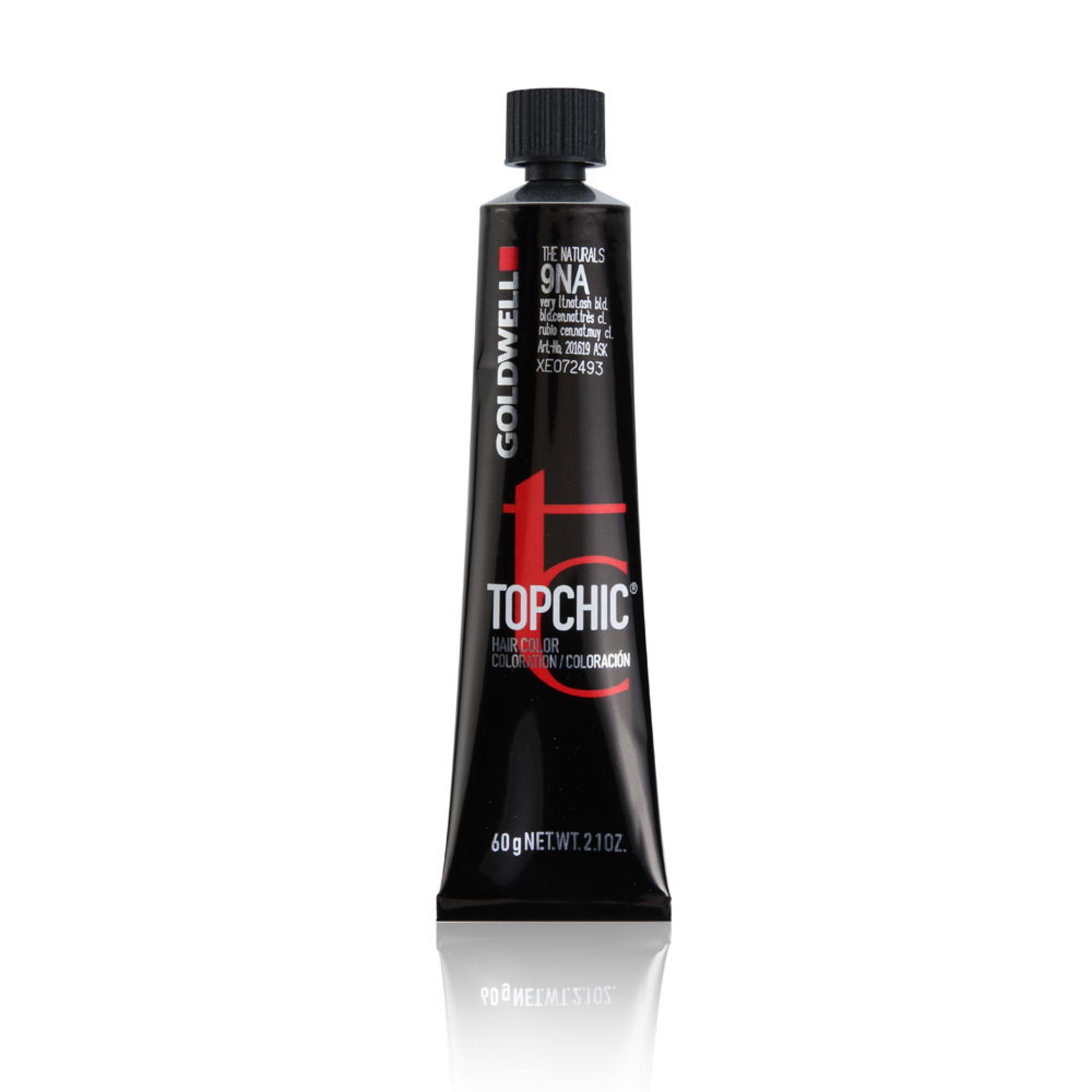 Goldwell, TopChic, Pălăria de păr permanentă, 9 NA Foarte deschis natural cu asurzit blond, 60 ml.