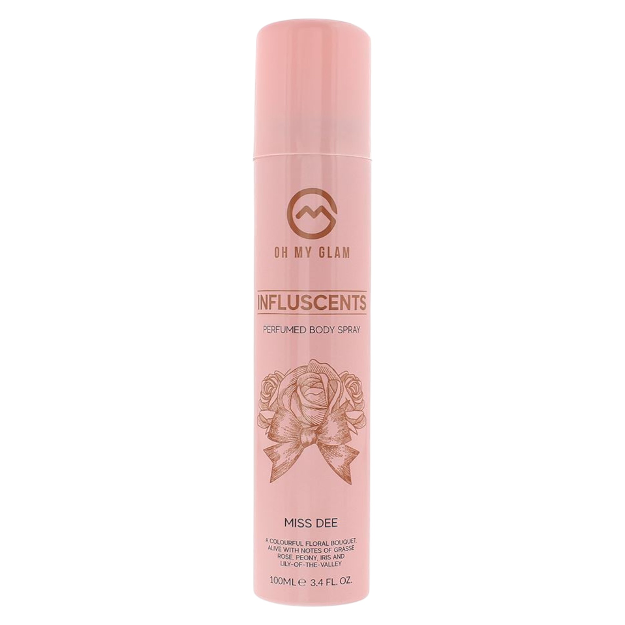 Oh My Glam, Influscent Miss Dee, Cilt Makyajı Spreyi, Lili Çiçeği, 100 ml