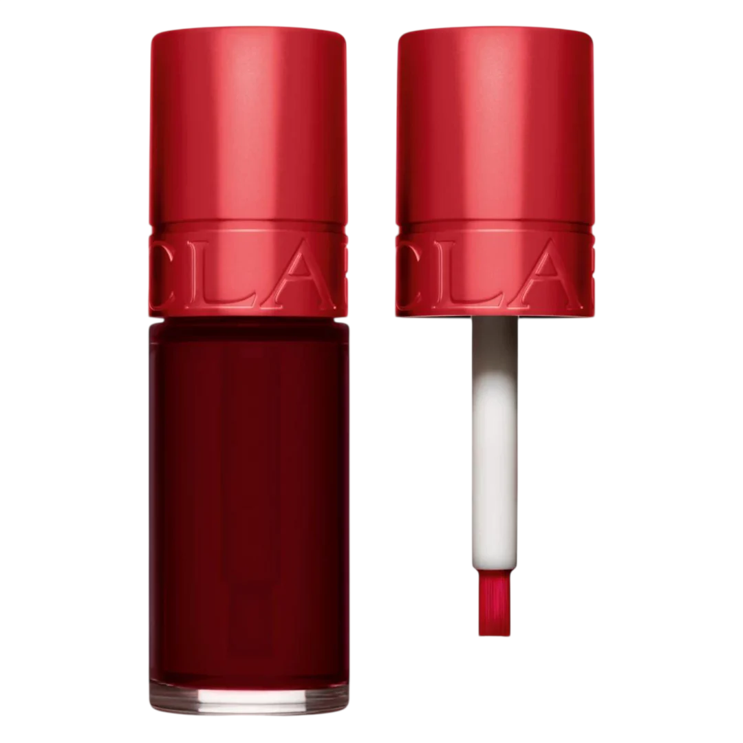 Clarins, Apă de lipit, Lac de ulei pentru buze, 09, Roșu adânc apă, 7 ml.
