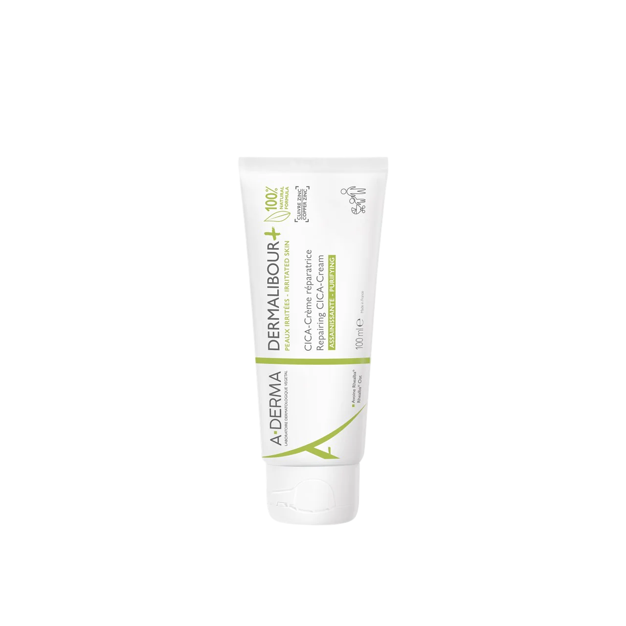 A-Derma, Dermalibour+Cica, Reparative, Local Treatment Cream, Irritated Skin, 50 ml