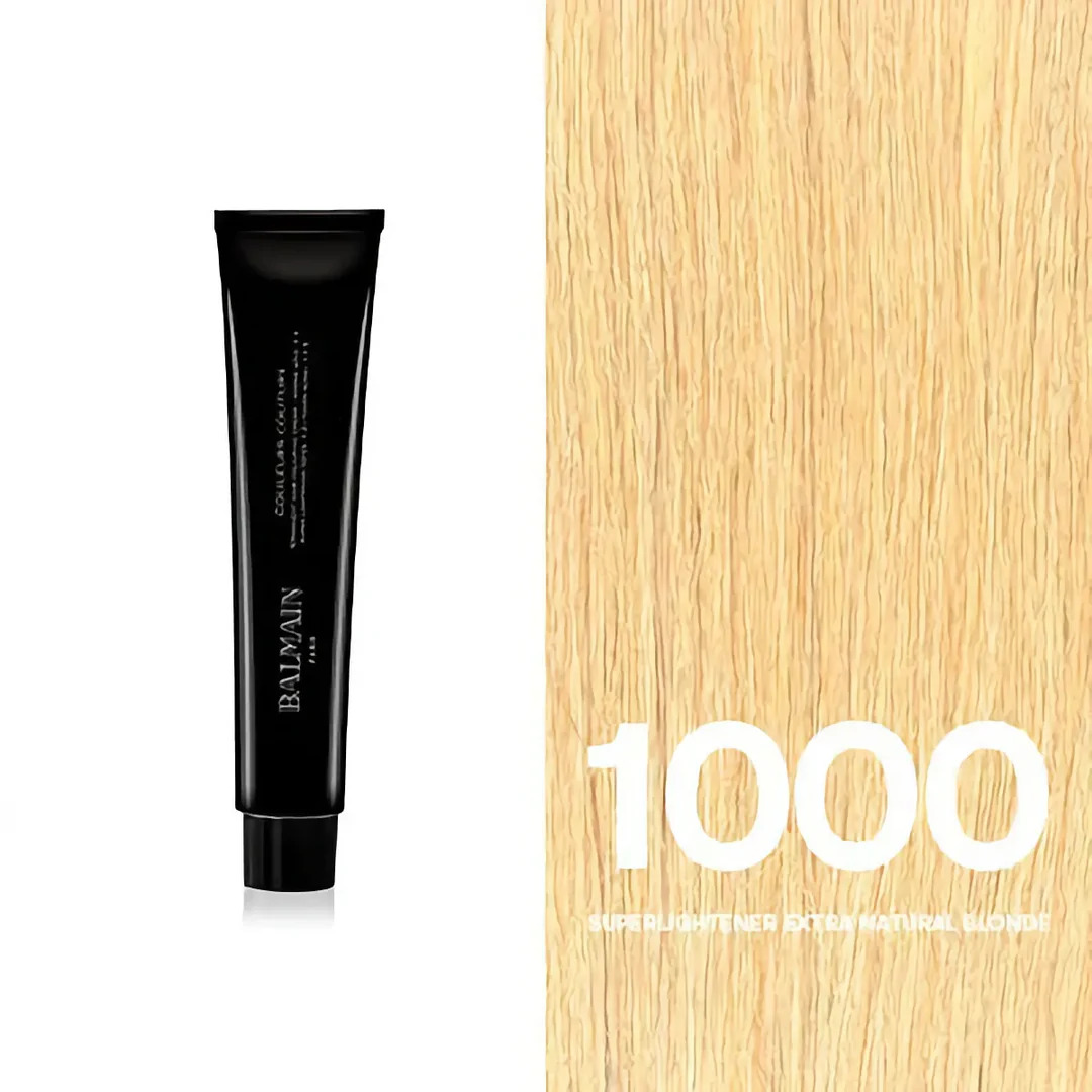 Balmain Profesional, Culori de Modă, Păr Permanenți Coloranți, 1000 Supraînțealimentare Extragalbeni Blond, 60 ml