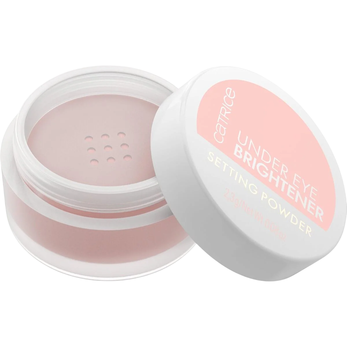 Catrice, Under Eye Brightener, Matte, Loose Setting Powder, 010, Light Rose, 2.3 g