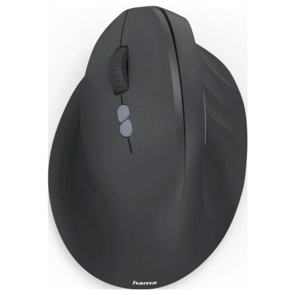 Hama EWM-600L Mouse Wireless Optical Black 8 Buttons 1800 dpi Ergonomic 00173093