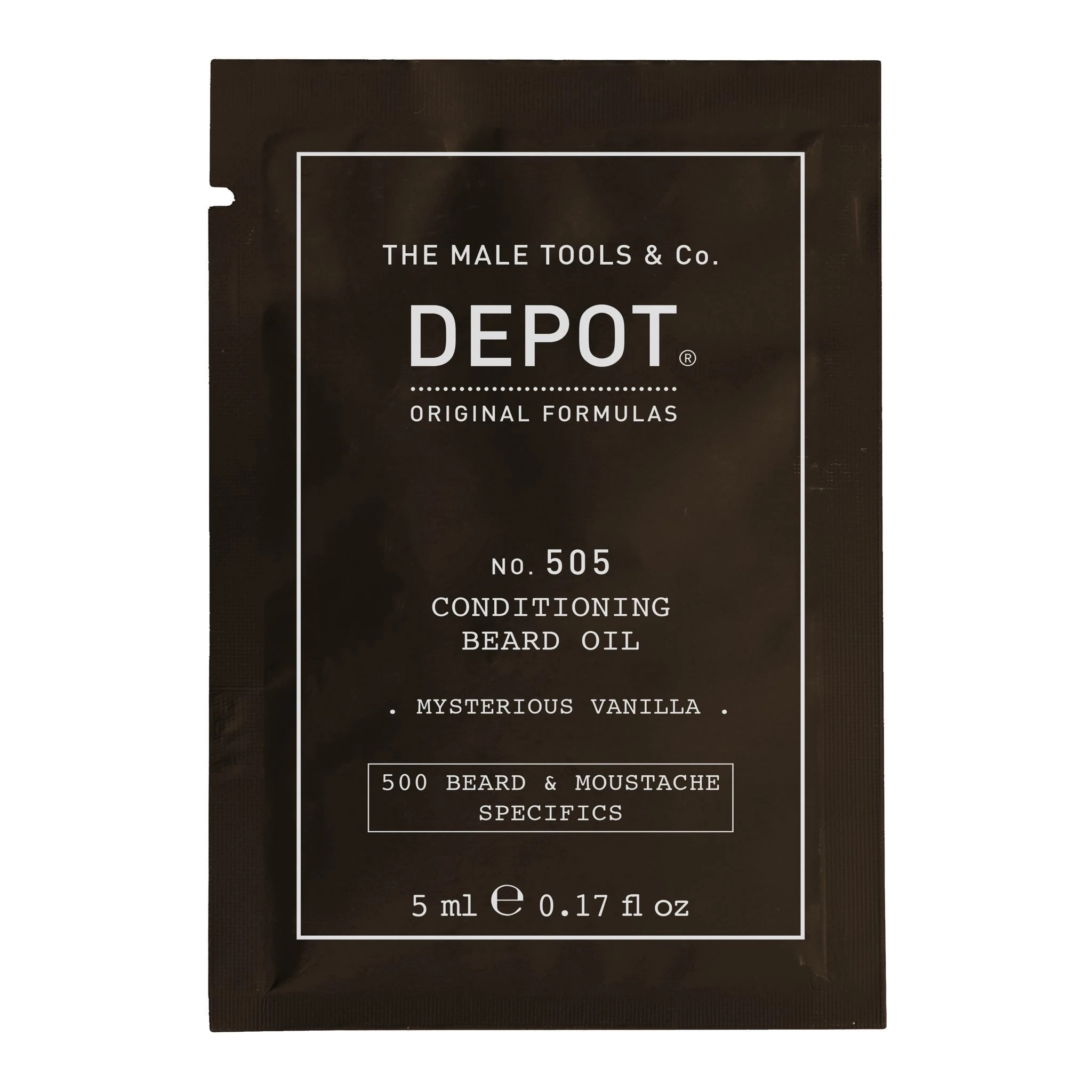 Depozit, 500 Detalii pentru Burtă și Barbă Nr. 505, Ulei de Burtă, Vanilie Misterioasă, Vitamina E, Pentru Strălucire și Suavizare, 5 ml
