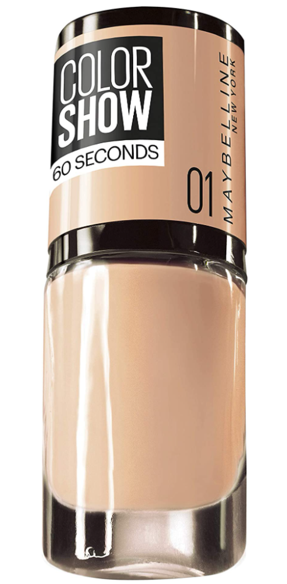 Maybelline, Color Show 60 Seconds, Nail Polish, Nr. 1, Go Bare, 7 ml