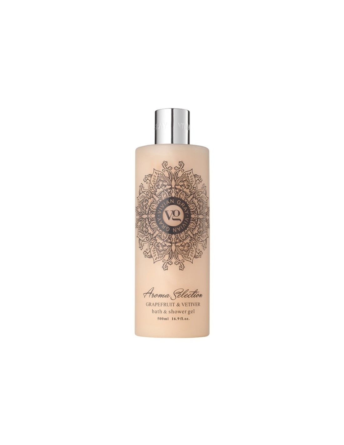Vivian Gray, Koku Seçimi, Greypürt ve Vetyver, Nemlendirici, Duş Jeli, Tüm Cilt Türleri İçin, 500 ml