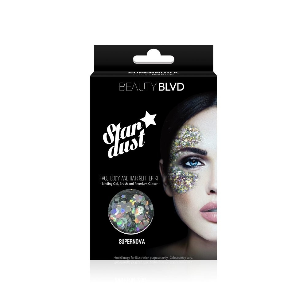 Güzellik Bulvarı, Stardust Supernova, Loose Glitter Makyaj Maskesi, 75 g