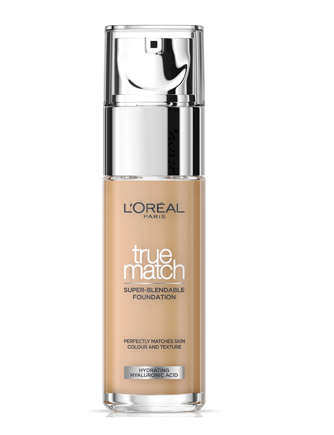 L'Oréal Paris, Fond de ten True Match Super-Blendaibilă, Acid Hialuronic, Fondul Lichid, 3R3C, Roșu Beige, 30 ml.