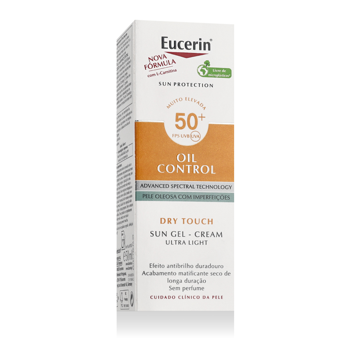 Eucerin Protecție Solară Ulei Control Gel-Cremer cu SPF 50+ 50 ml