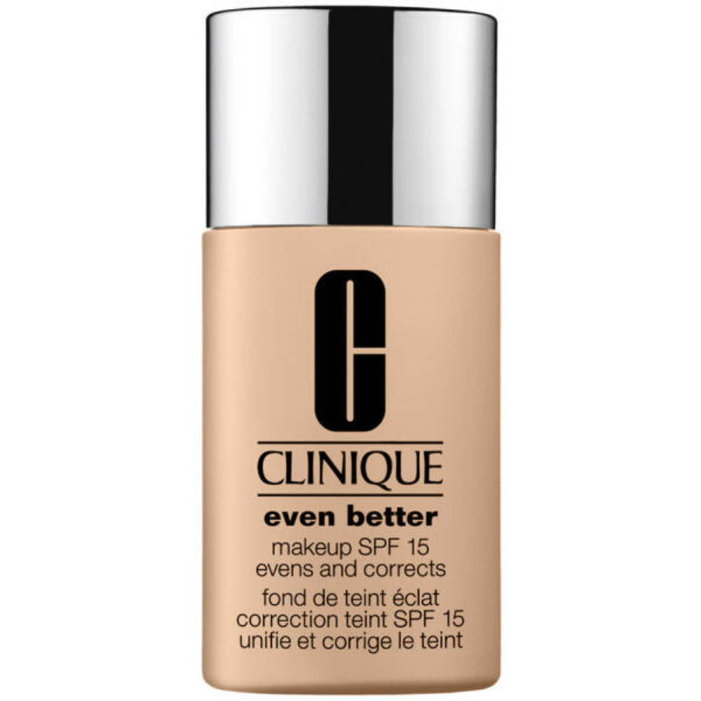 Clinique, Mai bun decât niciodată, Fără parabene, Hidratant, Fond de pământ lichid, WN 12, Gingiber, SPF 15, 30 ml