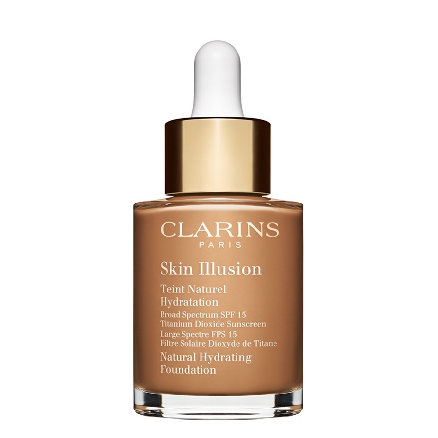 Clarins, Skin Illusion, Hydrating, Cream Foundation, 115, Cognac, SPF 15, 30 ml