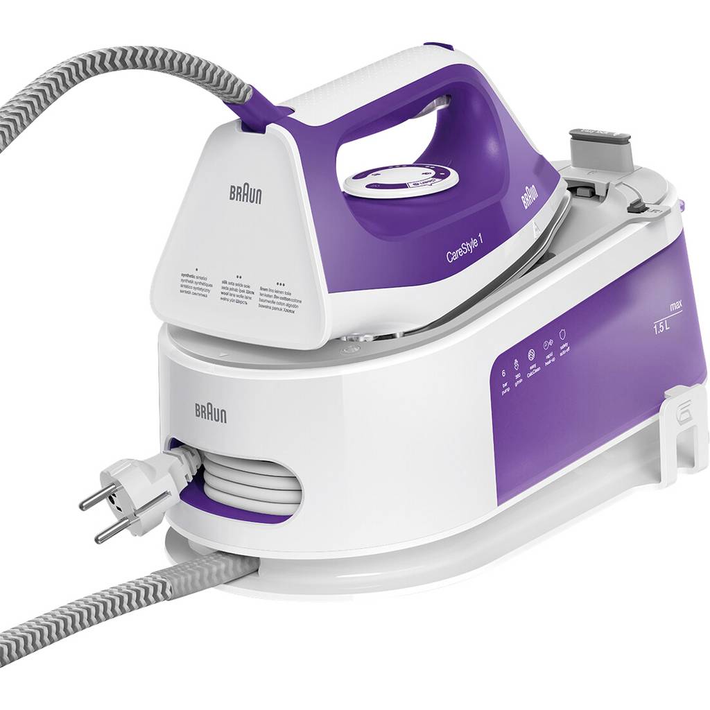 Braun IS 1014 VI 0128802001 Steam press 2200 W White, Purple 0128802001