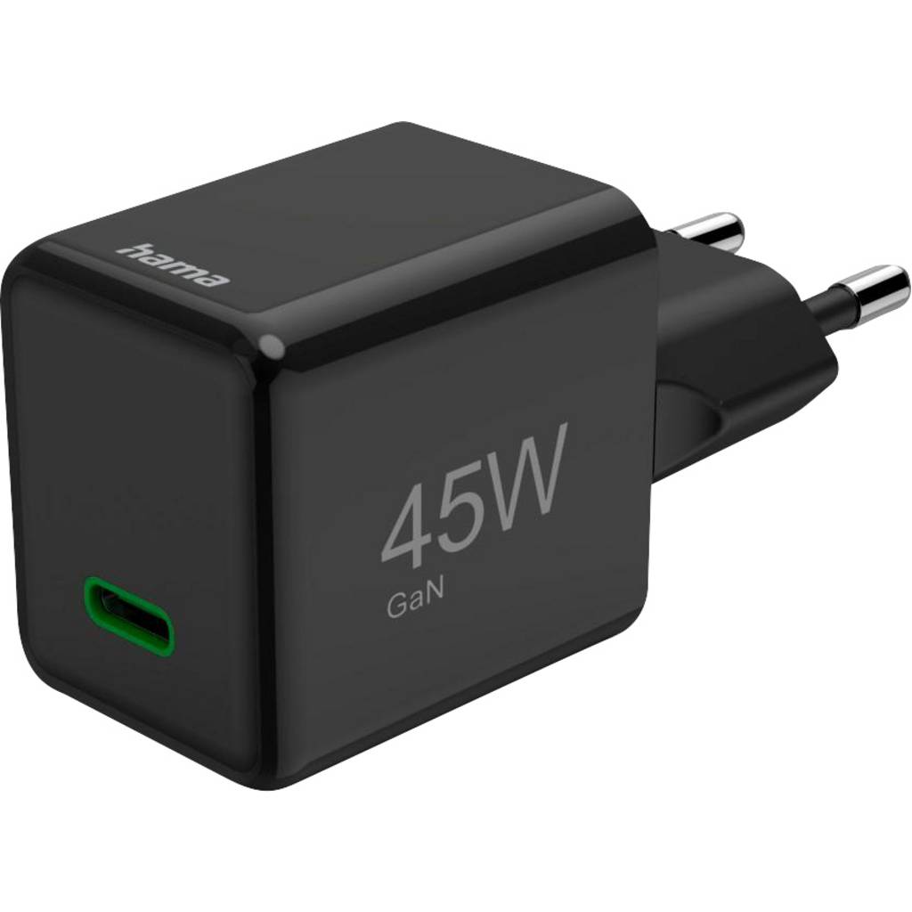 Hama 00201987 USB charger 45 W 1x USB-C® Power Delivery Black Indoors U 00201987