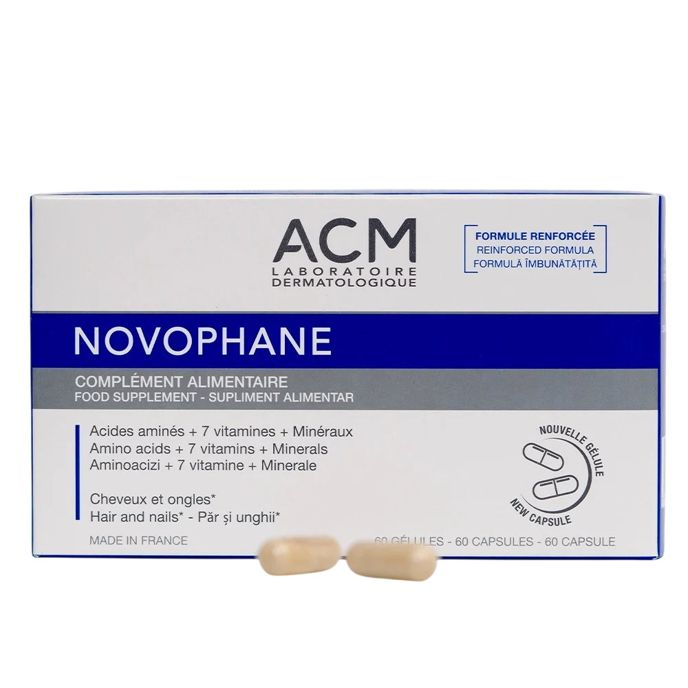 Laboratuvar ACM, Novofan, Saç ve Tırnağa Güç Verici Kapsüller, 60 parça.