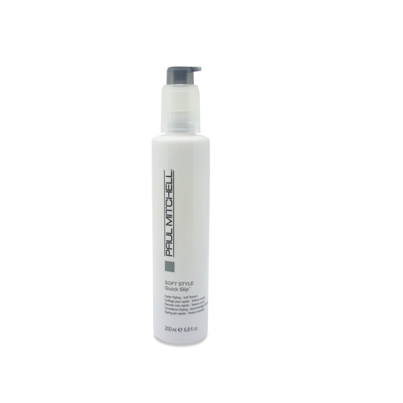 Paul Mitchell, Soft Style Quick Slip, Fără parabene, Crema de styling a părului, Umedețime flexibilă, 200 ml.
