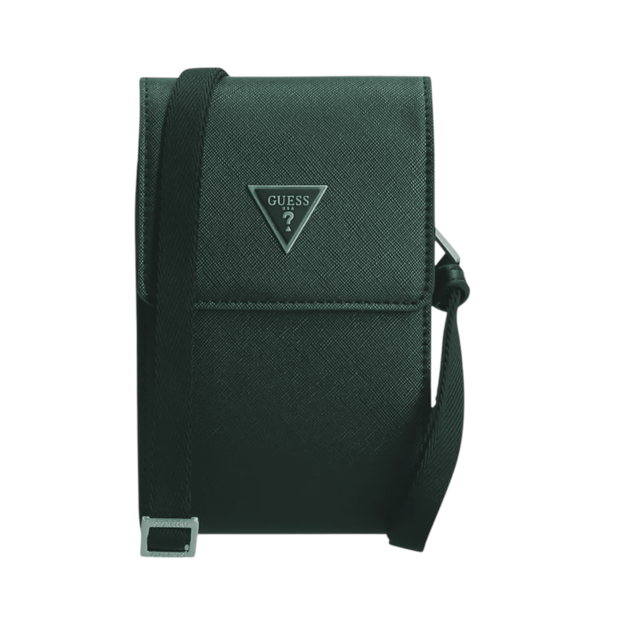 Guess, Certosa, Polyurethane, Textile Crossbody Bag, Grey, HMCERTP2285, 22 x 23.5 x 5 cm, For Men