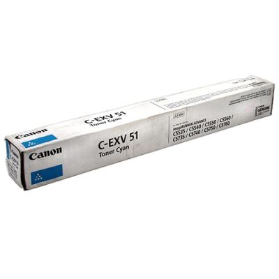Canon Toner C-EXV CEXV 51 Cyan (0482C002)