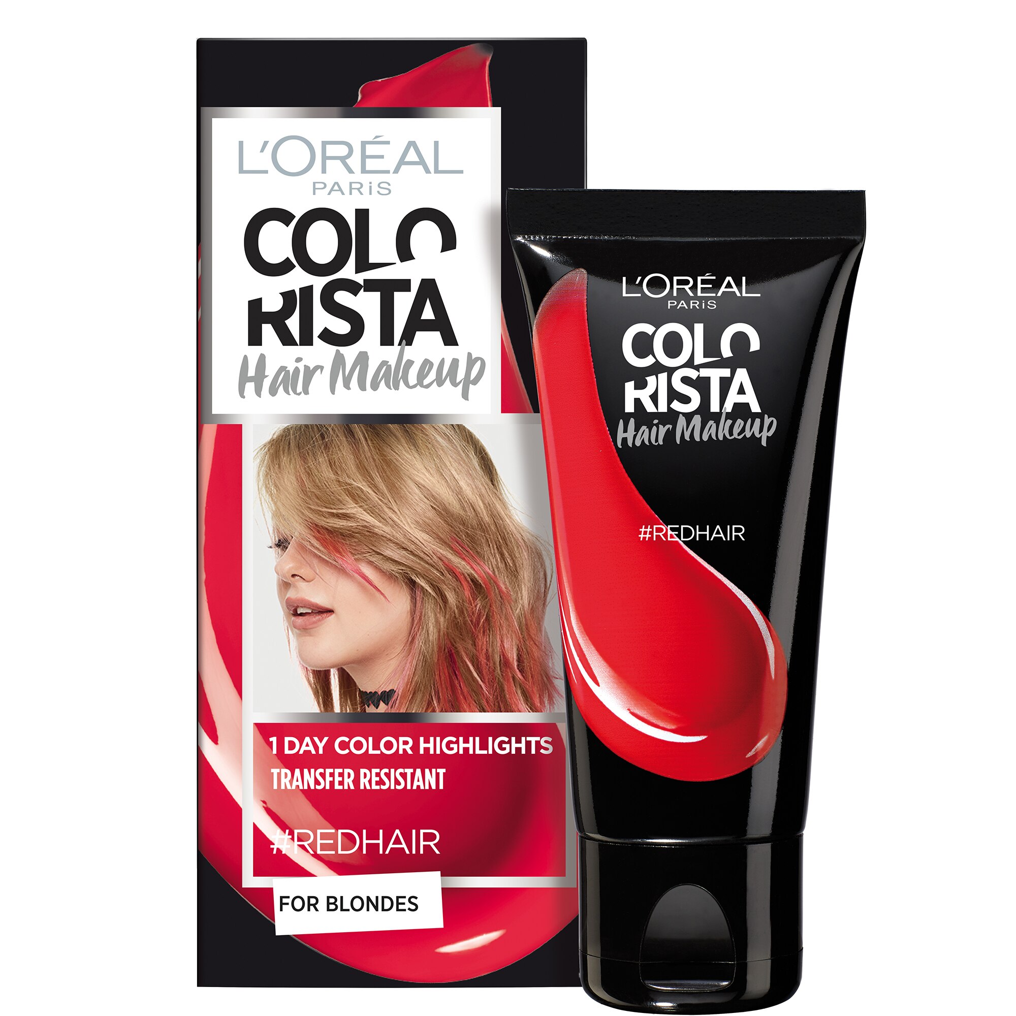 L'Oréal Paris, Colorista Hair Makeup, Părul cu culoare semi-permanentă, **#REDHAIR**, 30 ml.