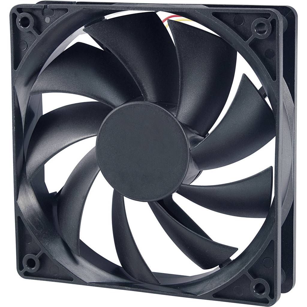 Akasa AK-174BKT-B PC fan (W x H x D) 120 x 120 x 25 mm AK-174BKT-B