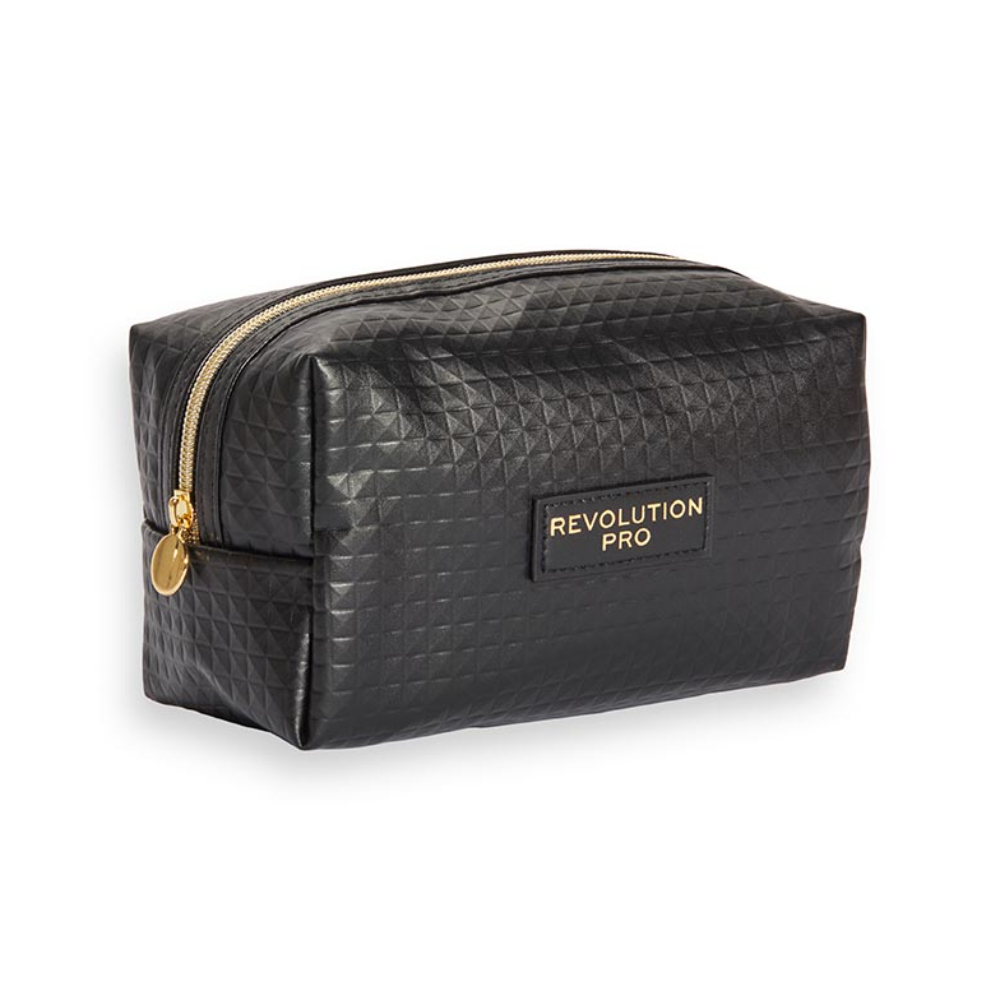 Makeup Revolution, Textile Makeup Bag, Black