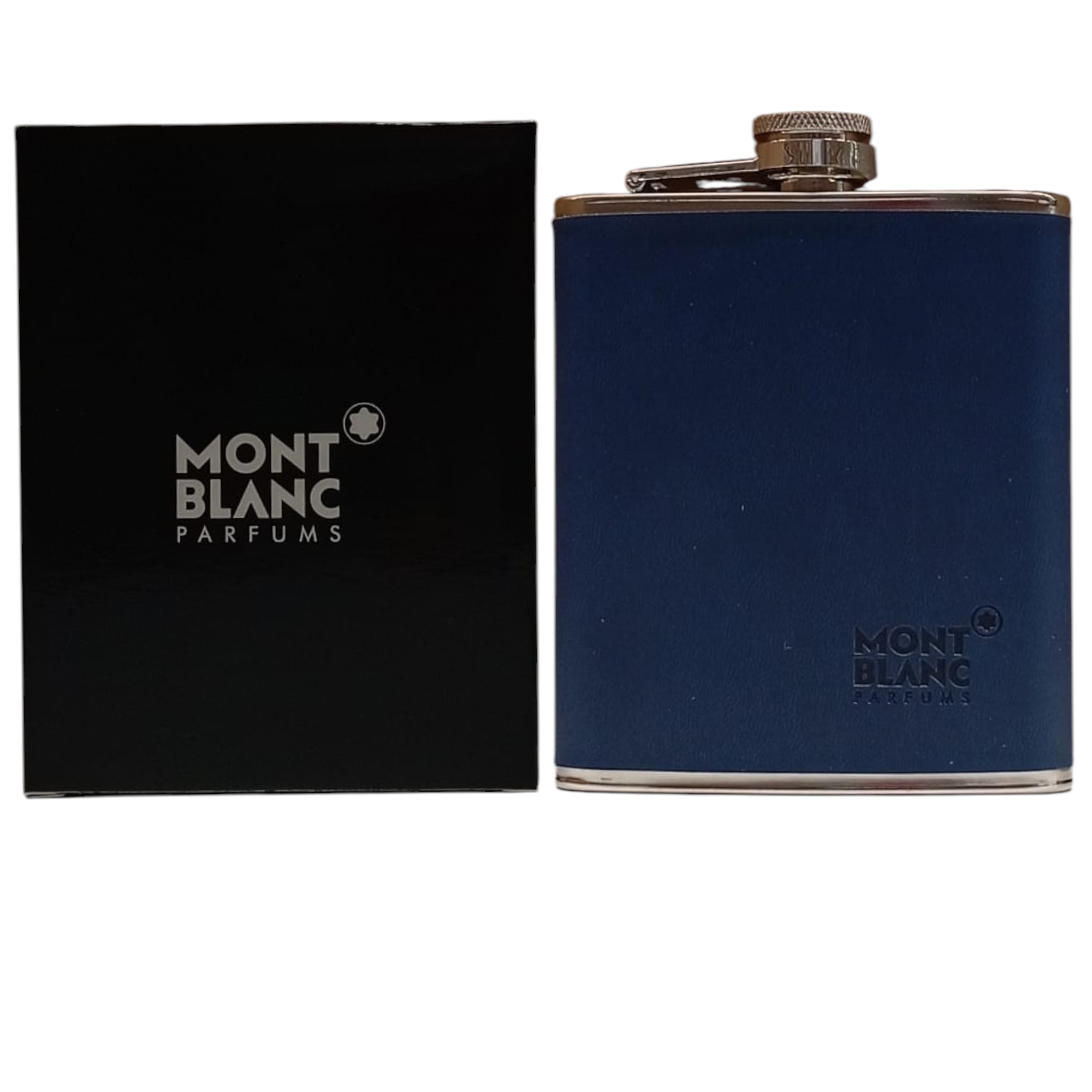 Montblanc, Travel, GWP Glass Water Bottle Blue