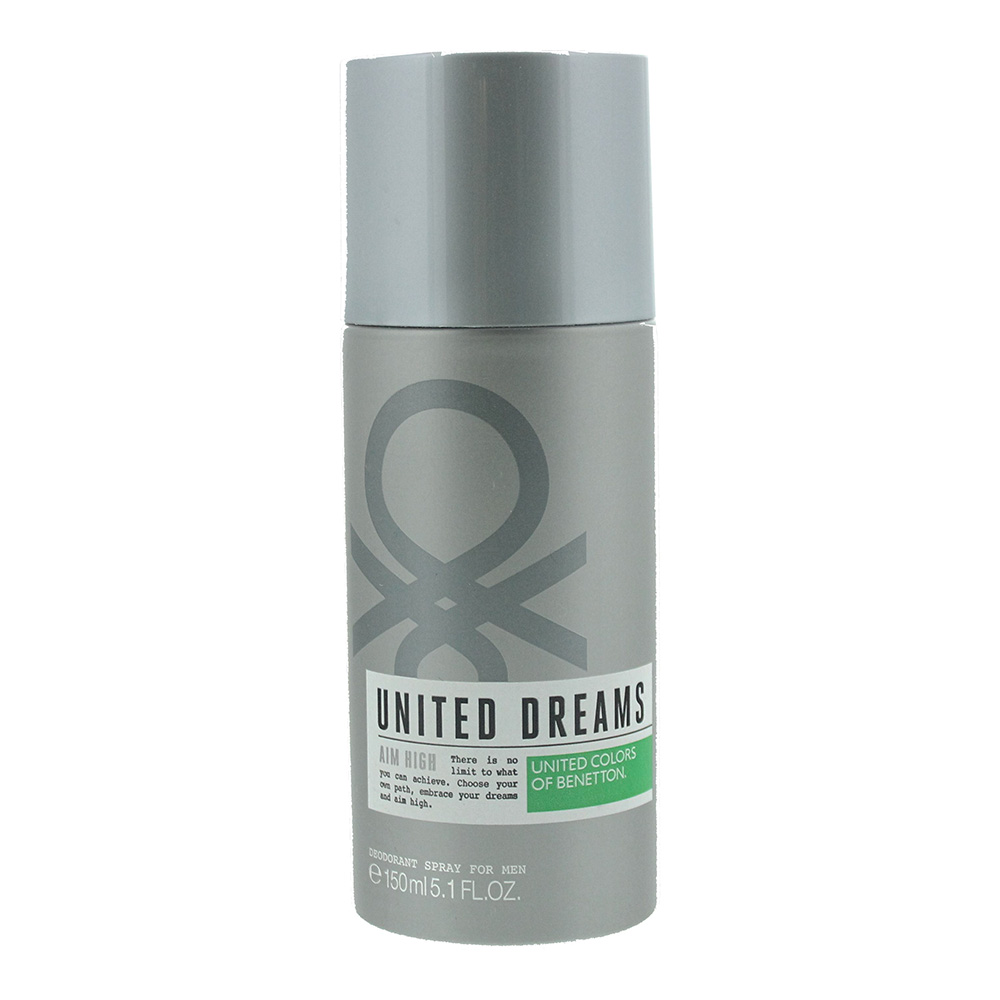 Benetton, United Dreams Aim High, Anti-Perspirant, Deodorant Spray, For Men, 150 ml