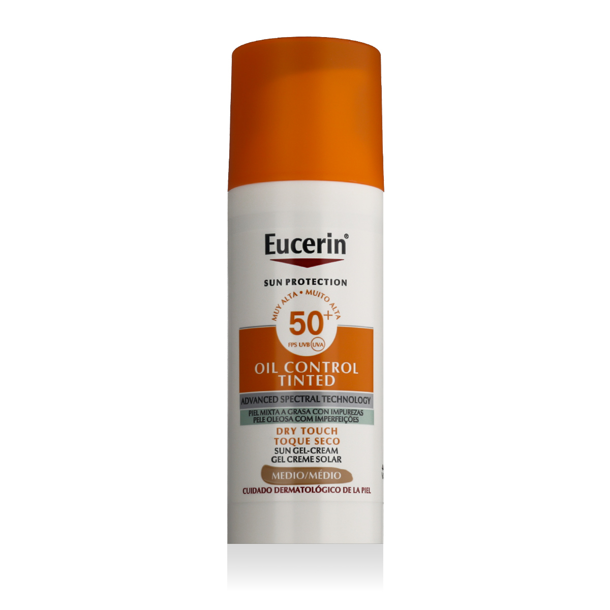 Eucerin Protecție Solară Ulei Control Tintată Gel-Creămă cu SPF 50+ 50 ml