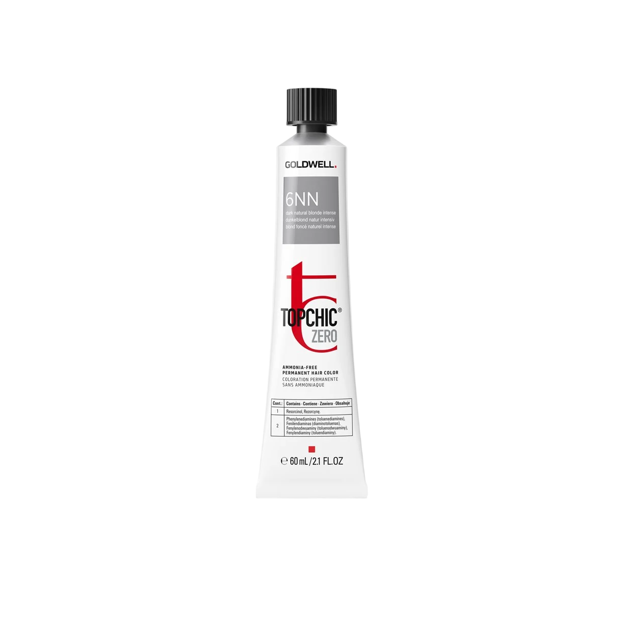 Goldwell, TopChic Zero, Pălăria de păr permanentă, 6 NN Blond natural închis, 60 ml.