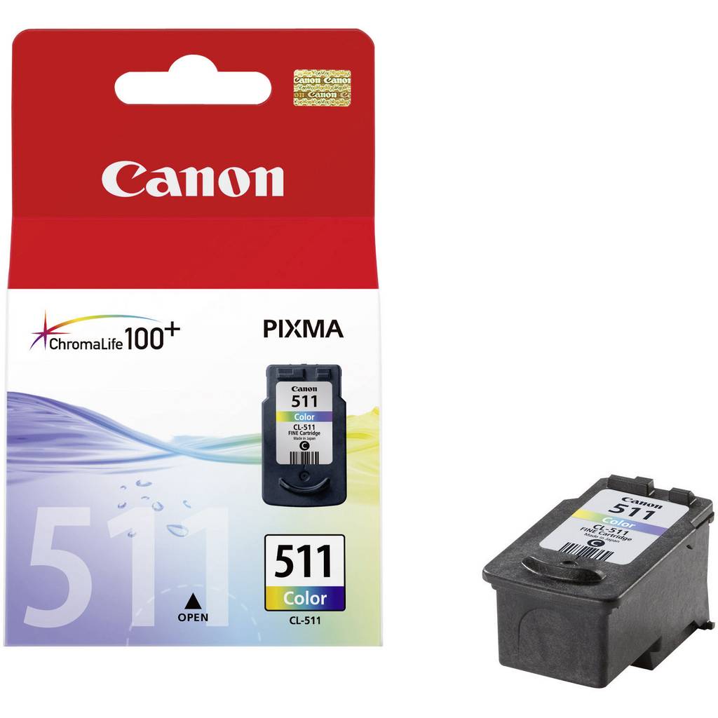 Canon Ink cartridge CL-511 Original Cyan, Magenta, Yellow 2972B001 2972B001