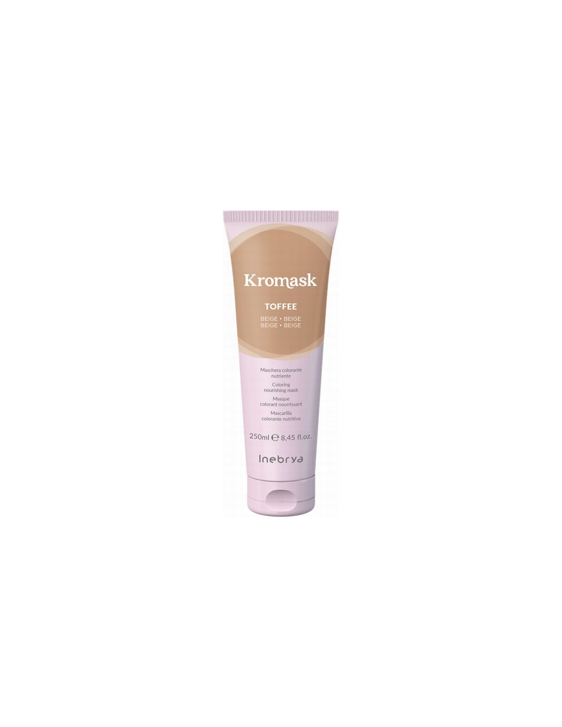 Inebrya, Kromask, Masca pentru colorare a părului, Nutriente, Toffee, 250 ml