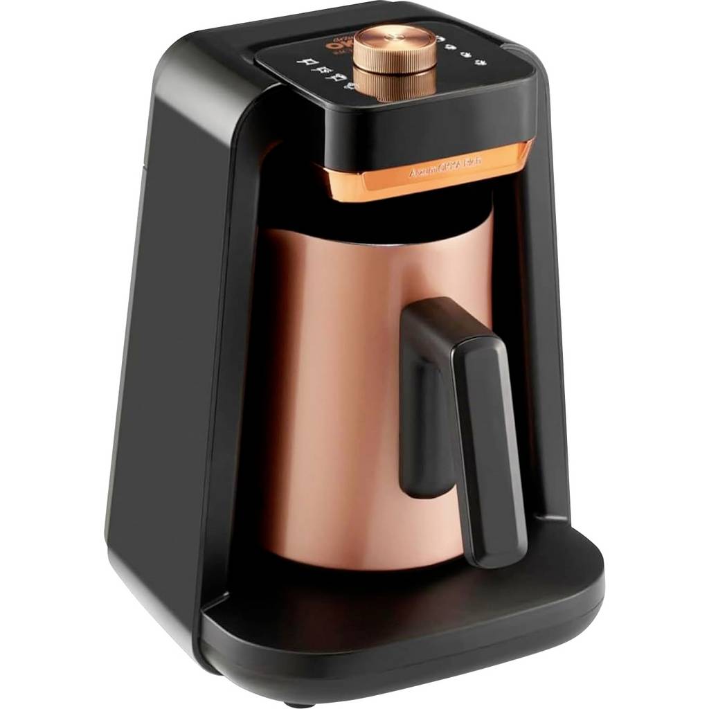 arzum ESPRESSOKANNE mit MILCHAUFSCHÄUMER Coffee maker Bronze Cup volume OK0026-B