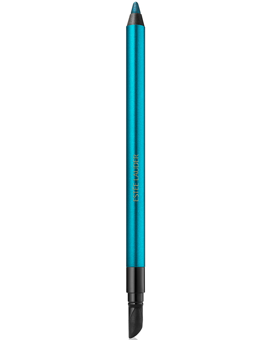 Estee Lauder, Double Wear 24H, Fără parabene, Impermeabil, cu două capete, Durabile, Crayon de contur pentru sprâncene, Turcoaz, 1,2 g