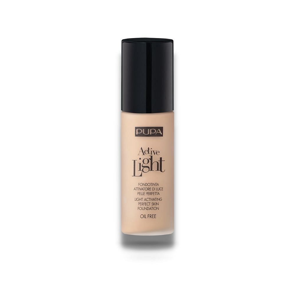 Pupa, Active-Light, Oil Free, Illuminating, Liquid Foundation, 050, Golden Beige, 30 ml