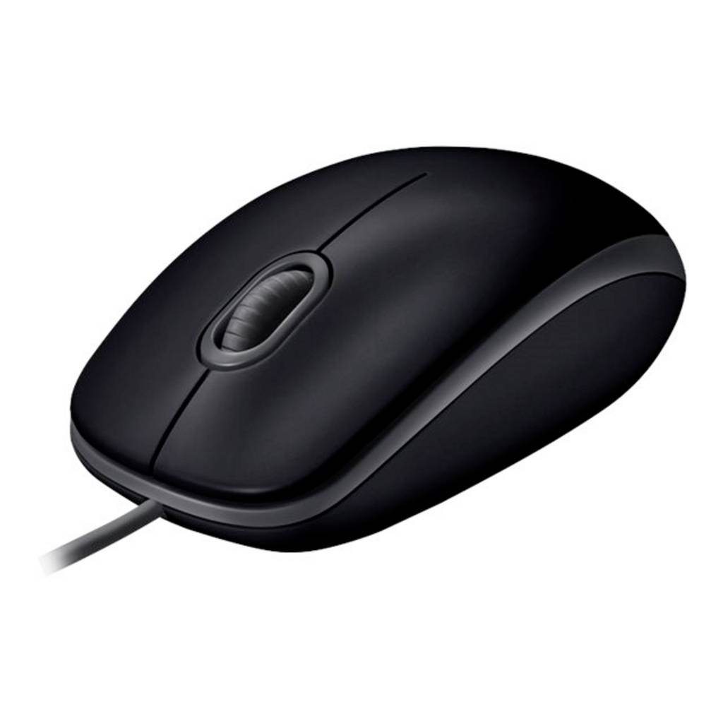 Mouse Logitech B110 USB optic 3 butoane 1000 dpi 910-005508 Negru
