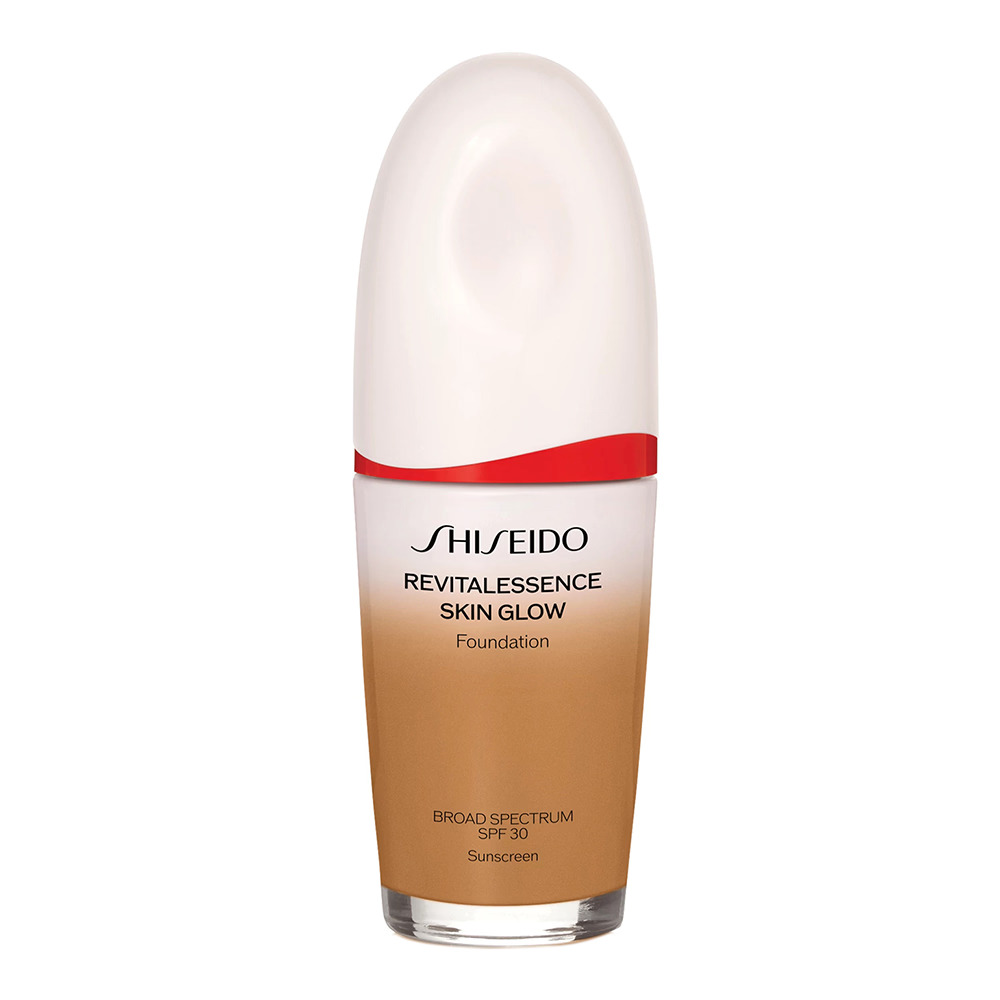 Shiseido, Revitalessence Skin Glow, Fond de pământ cu cremă, 360, Citrină, FPA 30, 30 ml.