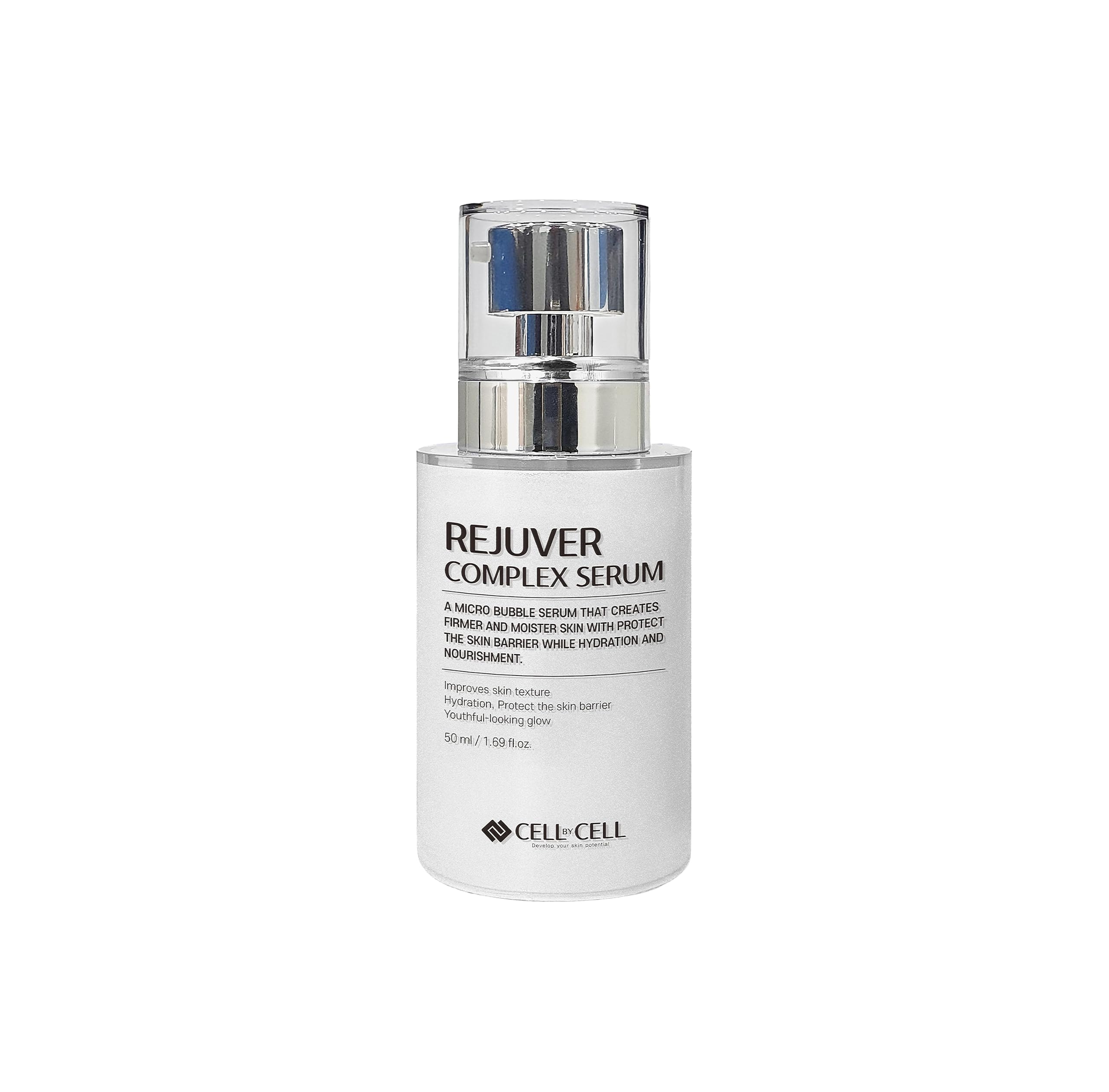 Cel cu cel, Complexul Rejuver, Împământenitor și hidrant, Ser, Pentru față, 50 ml