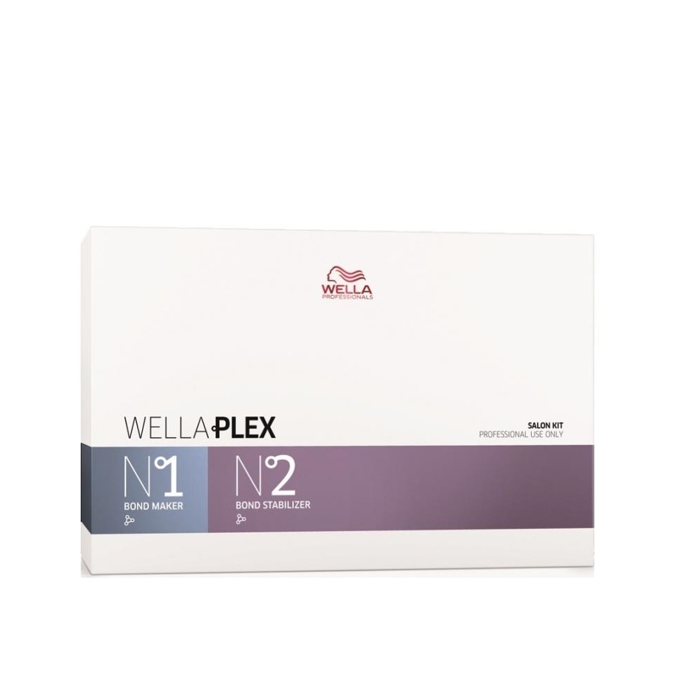 Set Wella Professionals: Wellaplex Bond Marker, Hair Cream Treatment, Reduce Hair Damage, 500 ml + Wellaplex Bond Stabilizer No.2, Post Colour Treatment Cream, For Strengthening, 500 ml