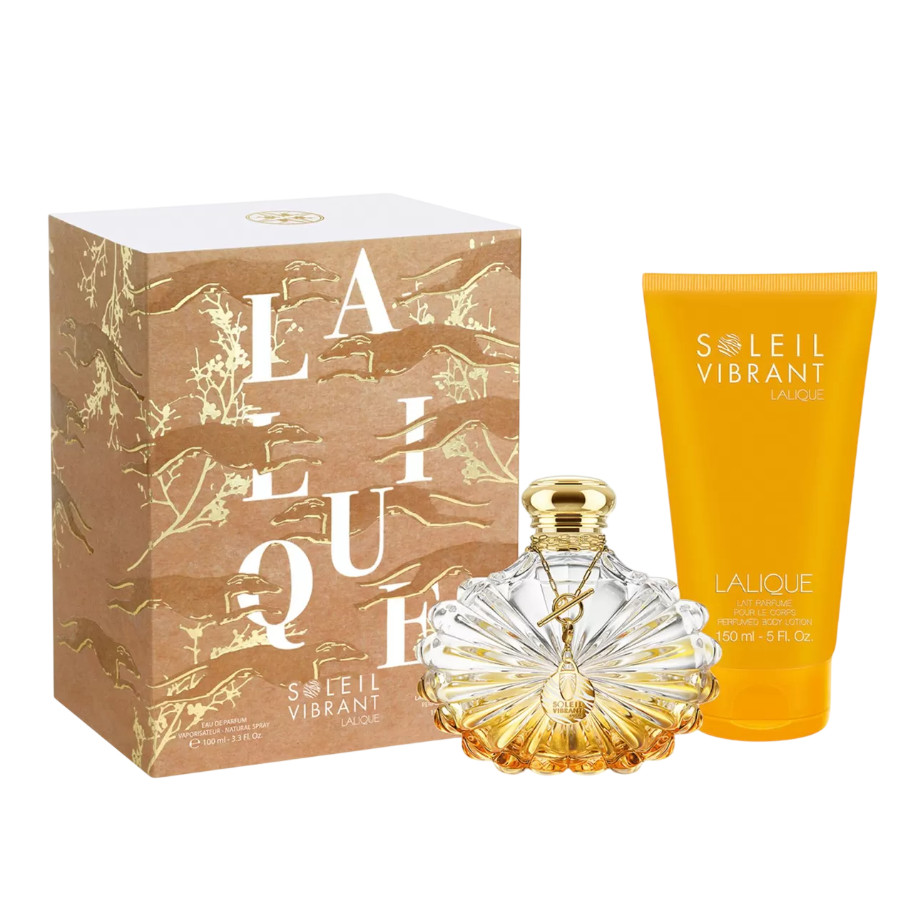 Set Lalique: L'Amor, Eau de Parfum pentru Femei, 50 ml + L'Amor, Hidrantă, Loțiune corporală, 150 ml