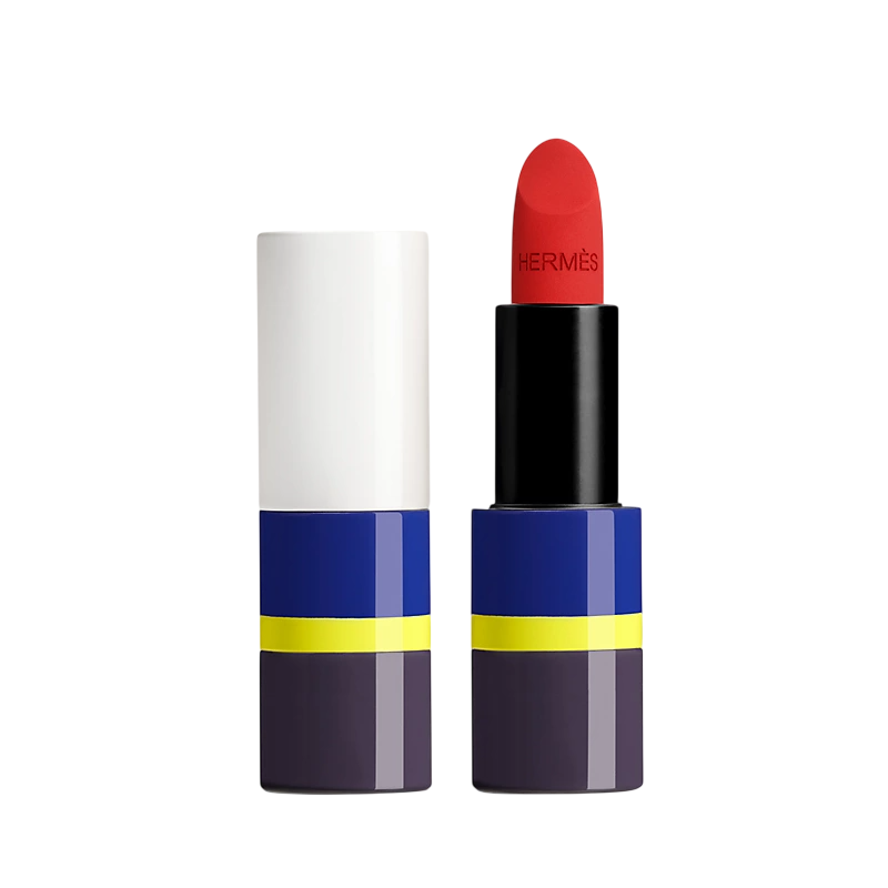 Hermes, Paris, Matte, Cream Lipstick, 47, Rouge Cinema, 3.5 g