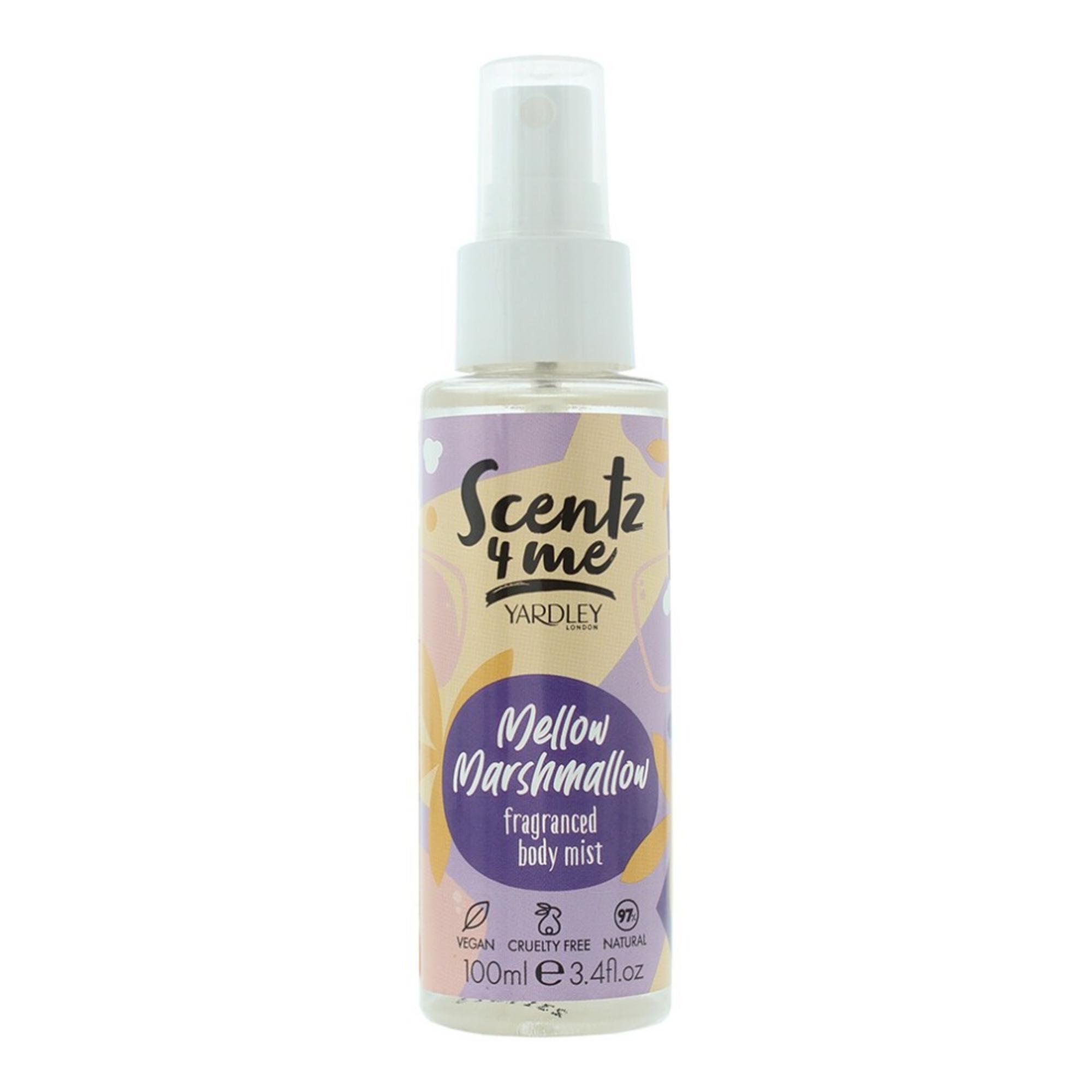 Yardley, Scentz 4 Me Mellow Marshmallow, Sprăială parfumată, Femei, 100 ml.