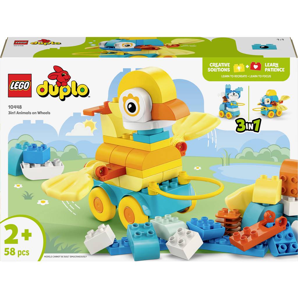 LEGO® DUPLO® Tekerlekli Hayvanlar Seti (3 farklı model) 10448