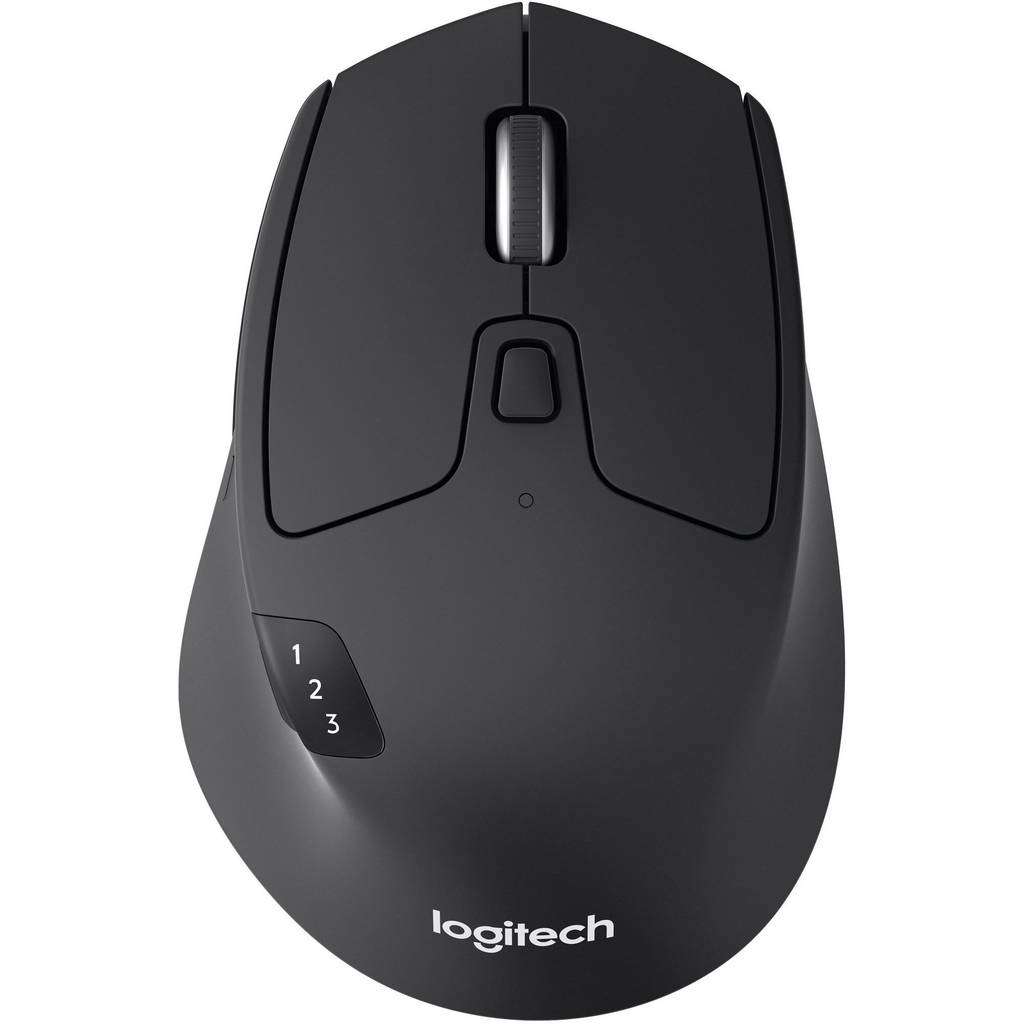 Logitech M720 Triathlon Mouse Bluetooth®, Radio Optical Black 8 Butto 910-004791